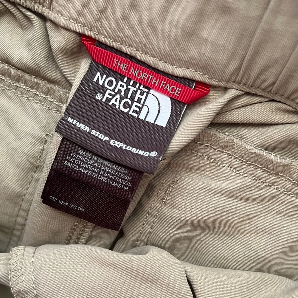 Mens North Face Convertible Pants Shorts Outdoors Hiking Tan Sz Small